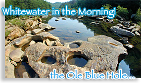 Old Blue Hole - White Water in the Morning