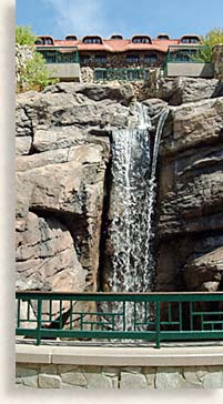 Waterfall at the Grotto, The Grove Park Inn