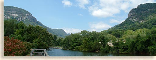 Entrance to Hickory Nut Gorge