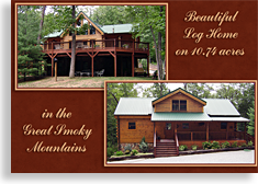 Premier Log Home for Sale in the Smoky Mountains