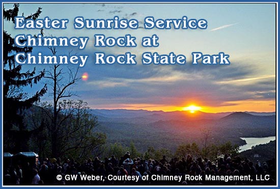 Chimney Rock Easter Sunrise Service