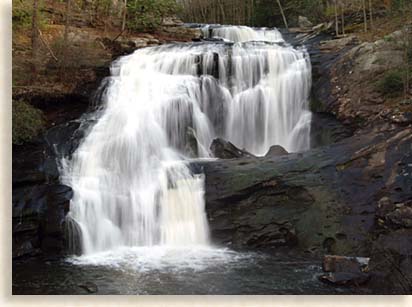 Bald Falls in Monroe County Tennessee