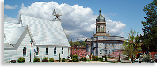 Cherokee County Courthouse and Episcopal Church