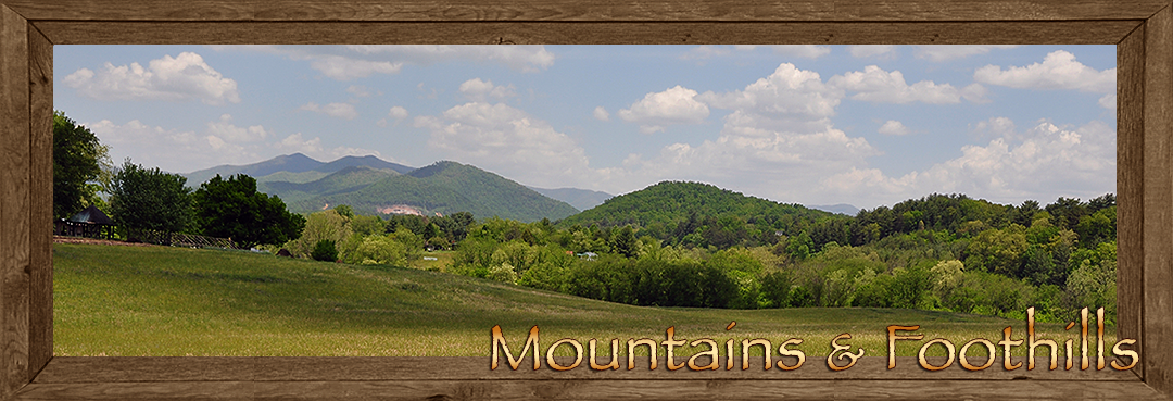 Mountains & Foothills in Cherokee County NC