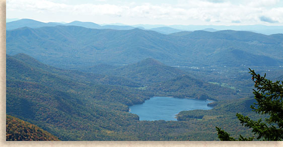 Burnett Reservoir Black Mountain - Buncombe County Western North Carolina 