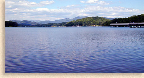 Lake Chatuge in Hiawassee Georgia