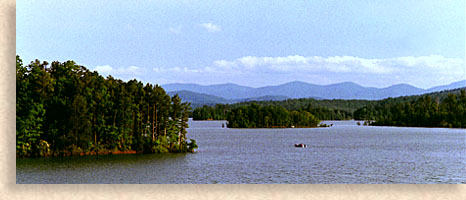 Lake Nottely in the North Georgia Mountains