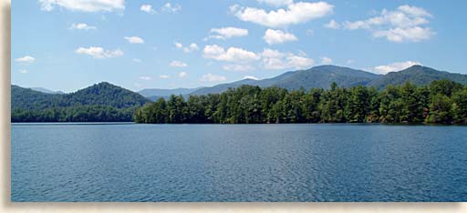 Lake Santeetlah in Graham County North Carolina