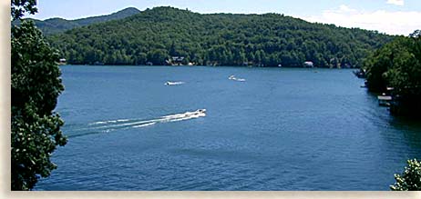 Lake Burton in the North Georgia Mountains