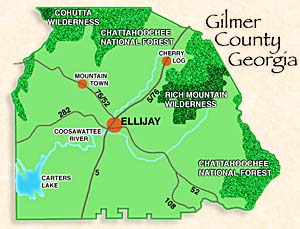 Ellijay and East Ellijay Georgia