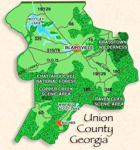 Blairsville, Suches, Union County, North Georgia Mountains