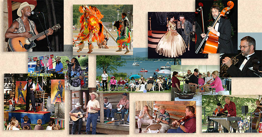 Entertainment in the Blue Ridge and Smoky Mountains, Blue Grass, Jazz, Reggae, Theater, Theatre, Classical Music