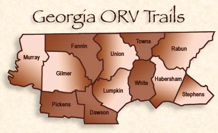 ORV Trails in the North Georgia Mountains