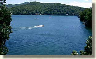 Lake Burton in Rabun County