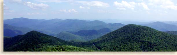 Brasstown Bald Looking into Union County