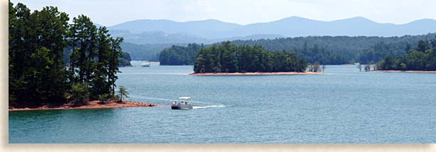 Lake Nottely in Blairsville Georgia