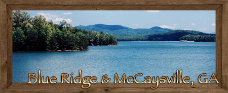 Blue Ridge, Dial, Aska Adventure Area, Morganton, McCaysville & Mineral Bluff in Fannin County Georgia 