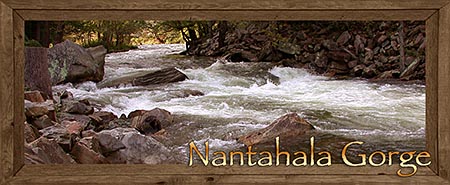 Nantahala Gorge in the North Carolina Mountains