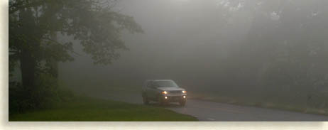 fog lights on the parkway