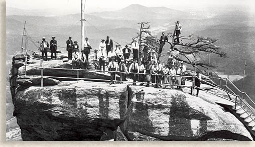 Chimney Rock in the Beginning