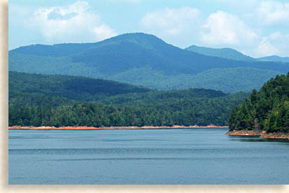 Hiwassee LAkes and Unicoi Mountains