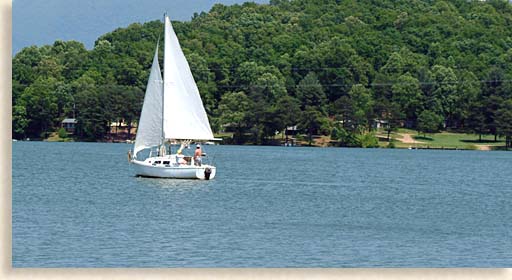 Lake Lanier Sailboat