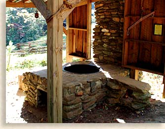 Hog Scalding Pot at Foxfire Museum