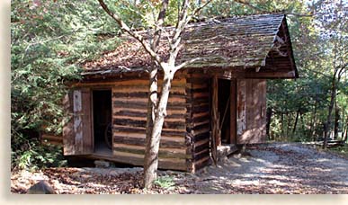 Wagon Shed at Foxfire Museum in Mountain City Georgia