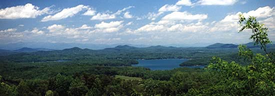 Fannin County with Lake Blue Ridge