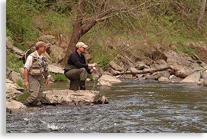 Fly Fishing in Ellijay Georgia