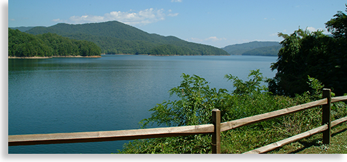 Fontana Lake in Robbinsville North Carolina