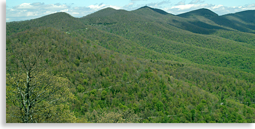 Blue Ridge Parkway Wagon Gap Overlook