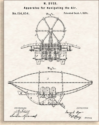 Micajah Clark Dyer - Flying Aparatus