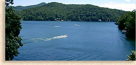 Lake Burton in the North Georgia Mountains