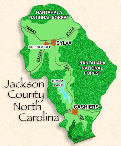 Cashiers, Dillsboro, Sylva, Jackson County Western North Carolina