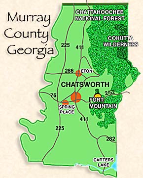 Murray County Map