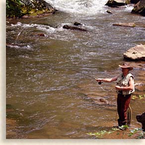 Fly Fishing in the Nantahala Gorge