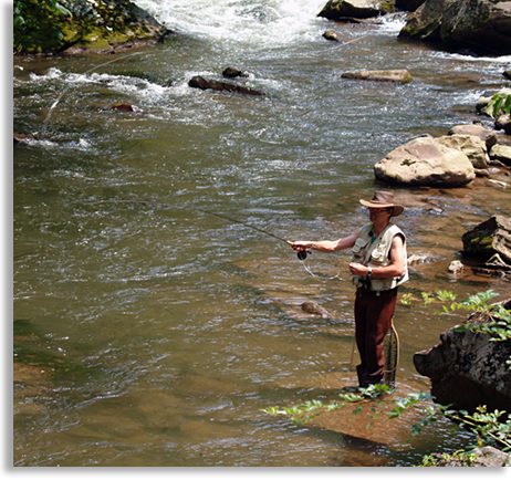 Fly Fishing in the Nantahala Gorge