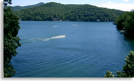 Lake Burton in Rabun County