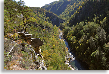 Tallulah Gorge in Rabun County