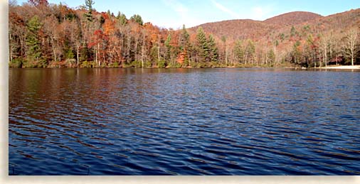 Lake Winfield Scott in Suches Georgia