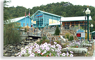 Gatlinburg Tennessee in the Great Smoky Mountains