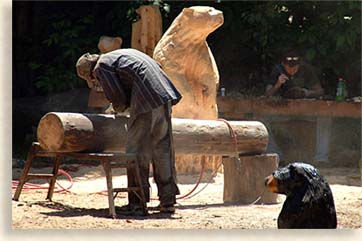 Carving Black Bears in the Smokies