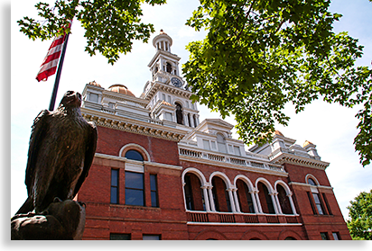 Eagle at the Courthouse