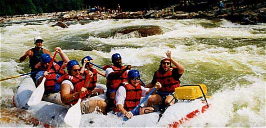 White water rafting