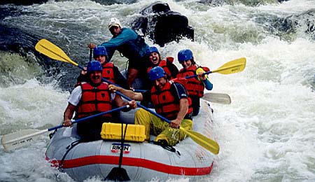 White water rafting