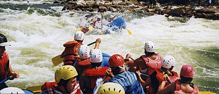 White water rafting