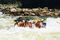 White water rafting