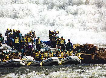 White water rafting