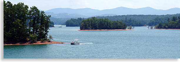 Lake Nottely in Blairsville Georgia